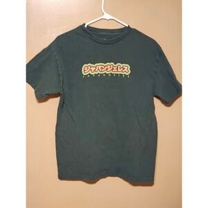 Japangeles Graphic T Shirt Men's M Green Japanese Los Angeles CA Tee